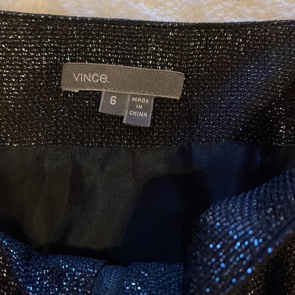 Vince. Black Glitter Accent  short Skirt size 6 - Picture 14 of 15